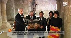 Inhumación reyes Alfonso I y Ramiro II de Aragón