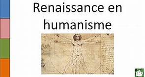 5. Renaissance en humanisme