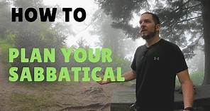 How To Plan Your Sabbatical