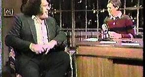 Andre, the Giant on Letterman