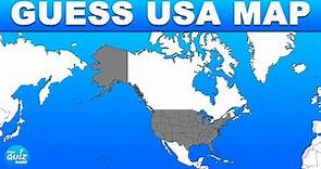 Guess All States On United States Map - Quiz Guess The Country