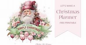 Let's make a FREE Printable Christmas Planner