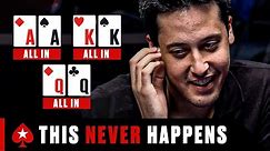 When the deck ONLY HAS PAINT ♠️ TOP 5 MOST RIDICULOUS POKER HANDS ♠️ PokerStars