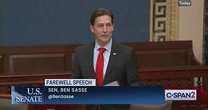 U.S. Senate-Senator Ben Sasse Farewell Speech