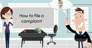 How to File a Complaint