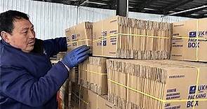 大量包裝盒的驚人製作流程，中國包裝盒工廠