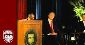 Yoichiro Nambu - Nobel Prize in Physics, University of Chicago Presentation Ceremony, 2008