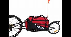 VECTOR - Rimorchio per bicicletta con borsone
