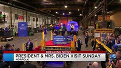 President Biden to visit Norfolk this weekend for Friendsgiving dinner with the troops