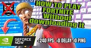 how to play fortnite without downloading it ( easy tutorial)
