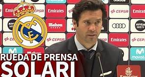Rueda de prensa de Solari, nuevo entrenador del Real Madrid | Diario AS