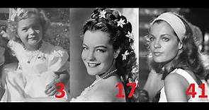 Romy Schneider from 0 to 43 years old