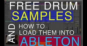 Free Drum Samples & How to Load them into Ableton