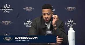 CJ McCollum on loss to Memphis | Pelicans-Grizzlies Postgame 12/19/2023