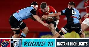 Munster v Cardiff Rugby | Instant Highlights | Round 13 | URC 2023/24