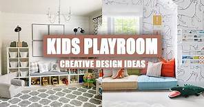 50+ Creative Kid's Playroom Design Ideas