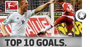 Lukas Podolski - Top 10 Goals – A Tribute to One of the Greats