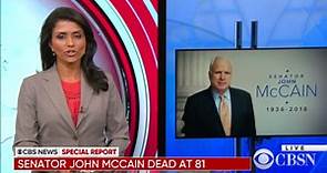 Senator John McCain dies at age of 81