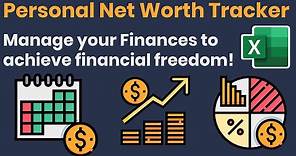 Ultimate Personal Finance Dashboard - Net Worth Tracker | Walkthrough Tutorial | MS Excel