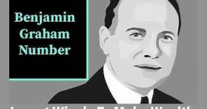 Benjamin Graham Number/Formula | How to Value Stock | Invest like Graham!