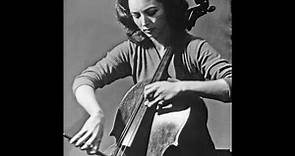 Amaryllis Marie-Louise Fleming (1925-1999) - Bach cello suite No.2-Live recording