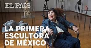 Geles Cabrera, la primera mujer escultora de México