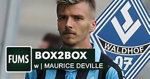 FUMS BOX2BOX-Interview | mit Maurice Deville vom SV Waldhof Mannheim