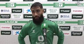 Las palabras de Nabil Fekir tras el empate ante el Getafe CF