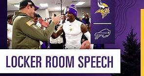 Kevin O’Connell’s Locker Room Speech After the Overtime Win Against the Buffalo Bills in Week 10
