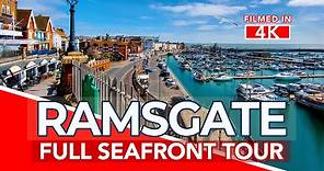 RAMSGATE | Full seafront tour of RAMSGATE KENT UK | 4K Walk
