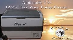 Alpicool T50 53q/50L 12/24v Dual Zone Fridge Freezer Review