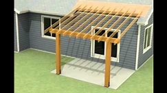 Design of a roof addition over an existing concrete patio in Bozeman, MT part 1