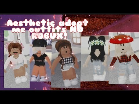 How To Dress Aesthetic In Adopt Me - cute outfits for roblox adopt me