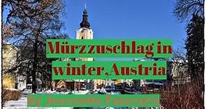 Mürzzuschlag in winter, Austria