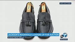 Michael Jackson's first moonwalk shoes up for auction