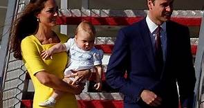 Kate, William And Prince George Arrive In Sydney