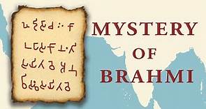BRAHMI SCRIPT and its MYSTERIOUS ORIGIN