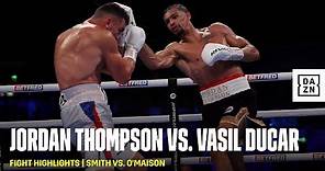 FIGHT HIGHLIGHTS | Jordan Thompson vs. Vasil Ducar