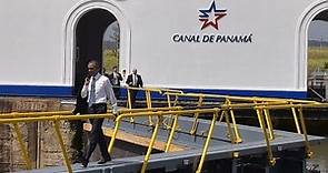 Barack Obama visitó el Canal de Panamá