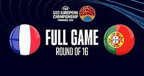 France v Portugal | Full Basketball Game | FIBA U20 European Championship 2022