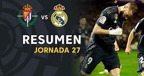 Resumen de Real Valladolid vs Real Madrid (1-4)