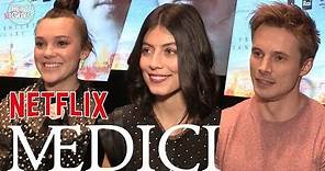 Medici: The Magnificent - Alessandra Mastronardi, Synnøve Karlsen & Bradley James Interviews