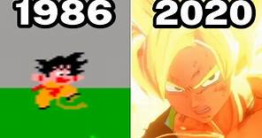 Graphical Evolution of Dragon Ball Games (1986-2020)