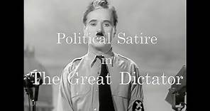 Political Satire in the Great Dictator