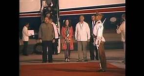 Arribó a Cuba Daniel Ortega Saavedra, Presidente de Nicaragua