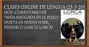 ANÁLISIS DE UN POEMA DE POETA EN NUEVA YORK - FEDERICO GARCÍA LORCA (Clase online, 25-3-20)