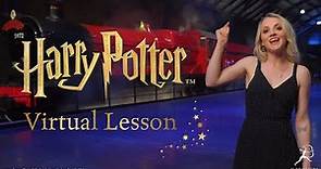 Harry Potter Virtual Lesson with Evanna Lynch ⚡