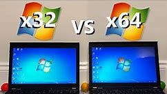 Windows 32-bit vs 64-bit | Speed Test