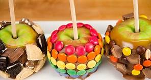 Gourmet Caramel Apples with Homemade Caramel from Cookies Cupcakes and Cardio