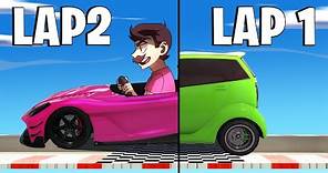 GTA 5 But Every Lap You Get A RANDOM Car!